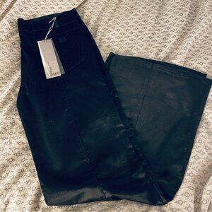 Black Velvet Vintage Bendix of California Wide Leg denim jeans Sz 31 Dress pants